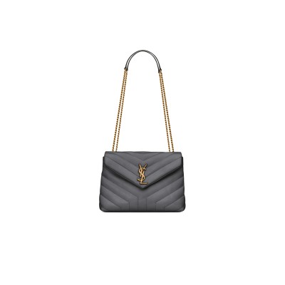YSL LOULOU SMALL IN QUILTED LEATHER 494699DV7271112 (23*17*9cm)